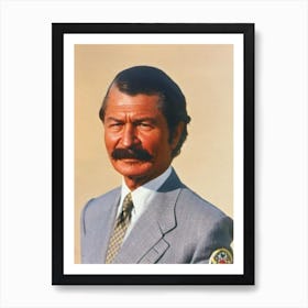 Charles Bronson Retro Collage Movies Art Print