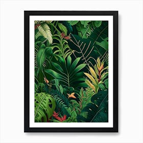 Jungle Patterns 7 Botanicals Art Print