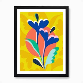 Floral Harmony Art Print