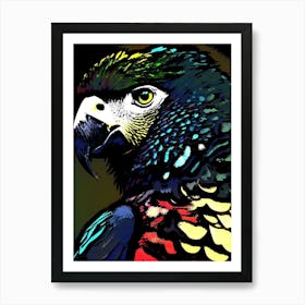 Colorful Parrot Art Print