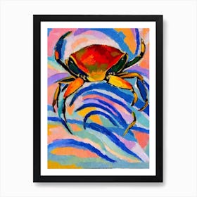Blue Crab Matisse Inspired Art Print