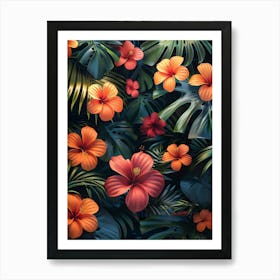 Hibiscus 4 Art Print