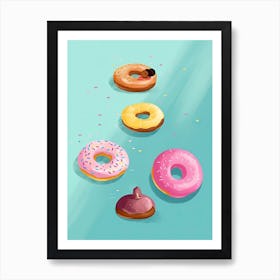 Donut Pool Float 5 Art Print