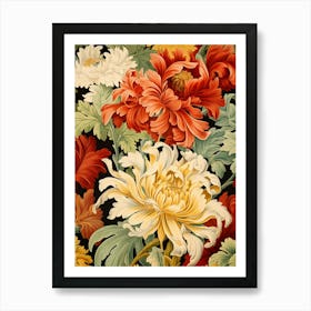 Chrysanthemums 1 Art Print