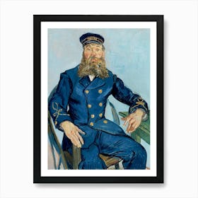 Portrait Of The Postman Joseph Roulin (1888), Vincent Van Gogh Art Print