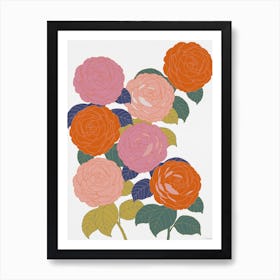 Flowers In Full Bloom Art Print