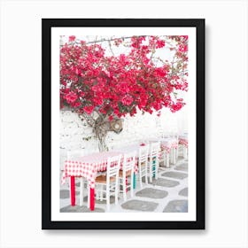 Greek Island Streets Art Print