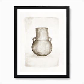 Watercolor Art 'Vase I', Aga Szafranska Art Print