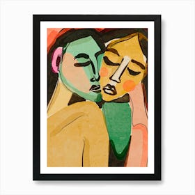 Lovers Art Print