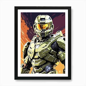 Halo infinite Art Print