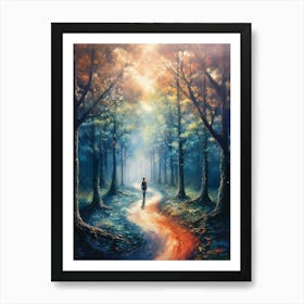 Walk In The Woods 2 Art Print