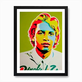 Lil Durk Colourful Pop Art Art Print