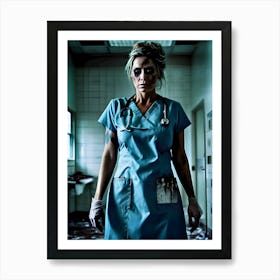 Can't Sleep?...Call The Night Nurse~Reimagined 20 Art Print