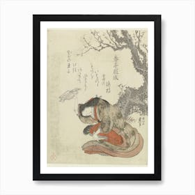 A Comparison Of Genroku Poems And Shells, Katsushika Hokusai 33 Art Print