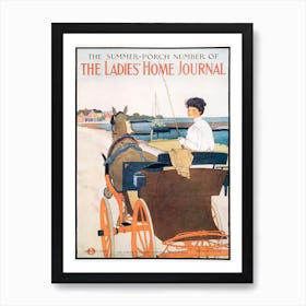 The Summer Porch Number Of The Ladies Home Journal (1908), Edward Penfield Art Print