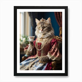 Cat In Costume 1 Art Print