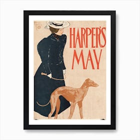 Harper's May, Edward Penfield 1 Art Print
