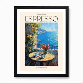 Parma Espresso Made In Italy 2 Poster Art Print