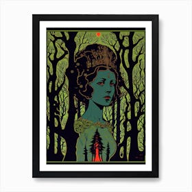 Forest Queen Art Print