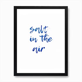 Salt in the Air Kitchen/Bathroom Art Wall Print Art Print