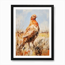 Bird Painting Grouse 2 Art Print