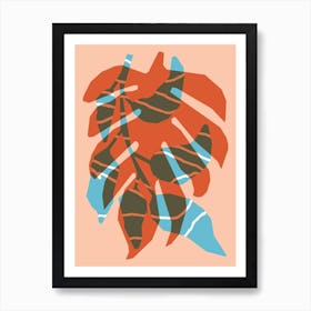 Two Leaves B Art Print