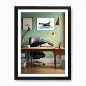 Orca Whale Art Print