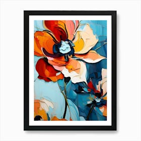 Abstract Of Flowers 1 Art Print