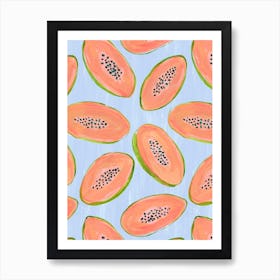 Papaya Art Art Print
