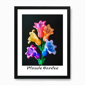 Bright Inflatable Flowers Poster Foxglove 2 Art Print