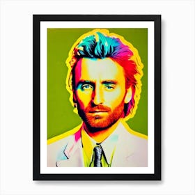 David Guetta Colourful Pop Art Art Print