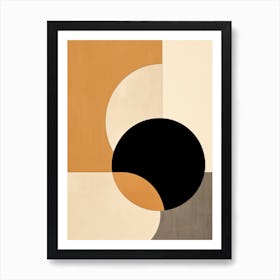 Geometric Bauhaus Melody: Abstract Symphony Art Print