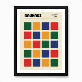 Bauhaus Colorful Art Print