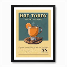 Hot Toddy Cocktail Art Print