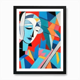 Abstract Of A Woman 11 Art Print