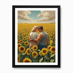 'Sunflowers' 1 Art Print