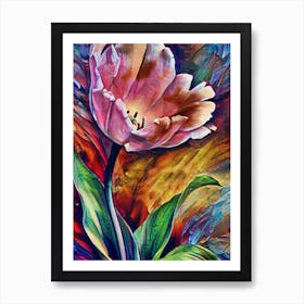 Tulip Flower Painting Art Print