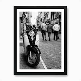 Vespa Amsterdam 01 (2007) Art Print