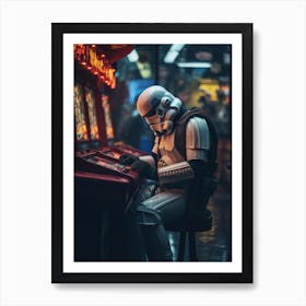 Stormtrooper In The City Art Print by Artistry Haven - Fy