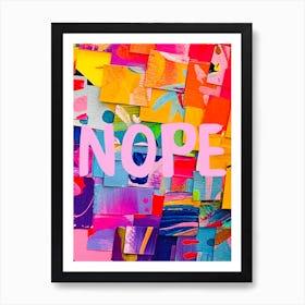 Nope Art Print