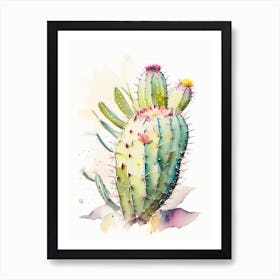 Parodia Cactus Storybook Watercolours Art Print