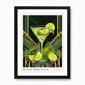 Art Deco Caipirinha 3 Poster Art Print