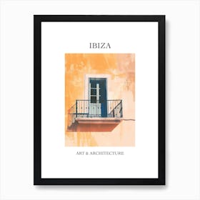 Ibiza Travel And Architecture Poster 3 Art Print