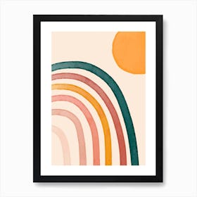 Rainbows Abstract Art Print