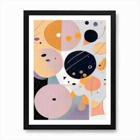 Astronomy Musted Pastels Space Art Print