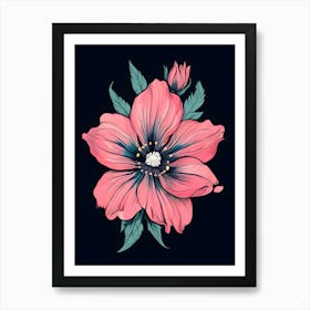 Pink Flower 11 Art Print