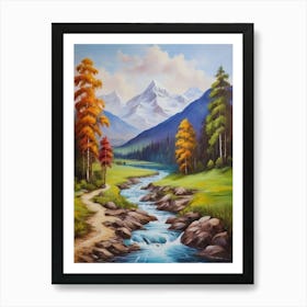 Mountain Stream 4 Art Print