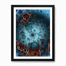 Abstraction Of Rain In Space 1 Art Print