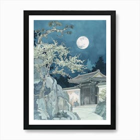 Matsumoto Japan 2 Retro Illustration Poster