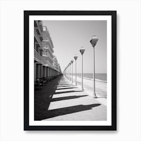 Pesaro, Italy, Black And White Photography 1 Art Print